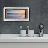Aufbewahrungsboxen Bins Badezimmer Wasserdichte Telefon Durable Case Generation Punch-Free Wandmontierter Touchscreen Mobile Inhaber