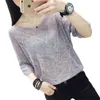 maglione lavorato a maglia giacca cava camicetta estiva con maniche a pipistrello stile sottile da donna versione coreana di tunnel a rete larga 210805