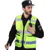 Motorcycle Men Moto Jacket hi vis workwear Vest Cycling Sports Outdoor Reflective Safety Clothing