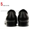 Mens formale Schuhe Echtes Leder Oxford Schuhe für Männer Ankleiden Hochzeit Brugues Büro Black Lace Up Herren Kappe Zehenkleid Schuhe