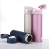 4 couleurs 500ml Thermos Tasse en acier inoxydable Tasse isolée Café Thé Bouteille d'eau Flacon pour la conduite 210423