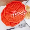 Wholesale forma de coração waffle moldes 5-cavidade silicone forno panela assando biscoito molde bolo muffin ferramentas de cozinha acessórios de cozinha suprimentos