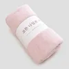 Towel Absorbent Fast Drying For El Adult Bath Beach Towels Antibacterial Super Soft Solid Colors Coral Fleece