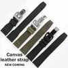 20mm 21mm 22mm Canvas Nylon Bands Folding Clasp for Iwc Watch Strap Pilot Mark Portofino Folding Buckle Watches Accessories Tool H0915