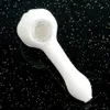 4.6'' Skull hand pipe tobacco pipe silicone hose joint with glass bowl oil rig wax burer Pipes