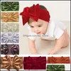 Akcesoria do włosów Dziecko, Dzieci Maternity Dzieci Dzieci Dziewczyny Łuk Złoty Vet Opaski Zaświeże Niemacne Knot Hairbands Head Wrap Toddlers Noworodka