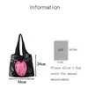 Shopping Bags New Design Casual Fashion Canvas Angel Tote Large Capacity Letters Women s College Vintage Harajuku Shoulder Handbags 220307