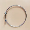 High quality silver plated fashion expandable wire bangle bracelets DIY jewelry adjustable8115334