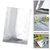 Storage Bags 200Pcs Aluminum Foil Mylar Vacuum Food Sealing Package Pouch 12X18cm & 9X13cm