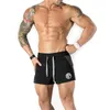 summer mens fitness shorts Fashion Casual gyms Bodybuilding Workout male slim fit short pants Brand Sweatpants 210421