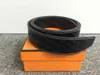 bälten herr Desinger-bälte Lädermode Damaccessoarer Lyxigt brev midjeband Stort guldspänne Kvalitet Casual Business-rem Ceinture med orange låda