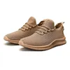 Nouvellement mode hommes chaussures de course en plein air grande taille baskets blanc gris marron garçons doux confortable formateurs de sport en plein air 39-47