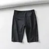 {DEAT} Femmes Large Jambe Vin Rouge Sexy Skinny Shorts Taille Haute Pantalon Coupe Ample Mode Marée Printemps Été GX396 210421