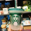 Starbucks 24 oz 16 oz plastmuggar Sjöjungfru Konfetti Tumbler Goddess Presentlock Återanvändbart Klart att dricka platt botten sugrör Färg förändras Flash Black Cups