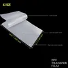Tranfer Paintings DTF Film 100pcs A3 PET Heat Transfer Paper Sheet for DIY Direct Print T-Shirts, Hoodie RRD11786