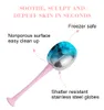 Facial Ice Globes Stainless Steel Cooler Cryo Face Spa Globe Unbreakable Cooling Massage reduces Wrinkles Puffiness Headaches