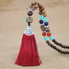 Tassel Original Beaded Necklace Sweater Chain Pendant Wholesale Bomull förtjänar att agera rollen som National Wind Nepal