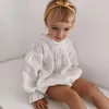 Ensembles de vêtements pour bébés garçons filles barboteuses de couleur pure 0-2 ans printemps automne enfants garçon fille vêtements amples