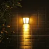 6 LED Solar Power Wall Light Outdoor impermeabile Street Yard Garden Security Lamp - Bianco