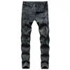 YUZIBAO Casual Men Ripped Skinny Jeans Stretch Destroyed Frayed Slim Fit Denim Pant With Hole Pencil Pants Trouser Clothing1