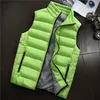 Coletes Masculinos Colete Masculino Jaqueta Masculina Sem Mangas Inverno Moda Casacos Casuais Casacos Acolchoados de Algodão Homens Colete Engrossado Gilet