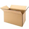 10 stks / partij Groothandel 7 Maten Kraftpapier Mailing Box Express Transport Gegolfde Verpakking Box Y0305