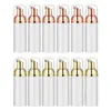 Lagringsflaskor Krukor 11 pcs 50 ml plastskummande flaska Tvål Mousses flytande dispenser, 5 vitguld 6 steg guldvit