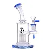 Royal Glass Bongs 6 arm träd perc tjockt vatten Pipe Heady Dab Rigs vattenpipor Bägare Shisha med 14 mm skål 7''