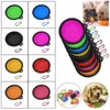 Outdoor Gadgets Collapsible Pet Feeding Bowl Travel Dog Cat Foldable Pop Up Compact Silicone Dish Feeder Food Container 300pcs