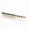 Golden Plated Connector 2.5mm Male to 3.5mm Female Audio Stereo Headphone Jack Adapter Converter