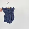 Lato Baby Girl Polka Dot Body Cotton Climbing Suit Cute Clothing Onesie 210702