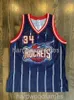 Cosido personalizado HAKEEM OLAJUWON # 34 Champion Gold Jersey Hombres Baloncesto Jerseys XS-6XL