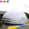 Silver luxury giant inflatable stage roof air-blown cover tent with blower for coporate events or music wedding party