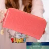変更と電話クラッチ新しいファッション韓国スタイルダブルジッパー女性の大容量長い特許革財布
