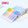 HighLighters Deli Tek Sanat Marker 6 Renk Vurgulayıcı Akrilik Alkol Kroki Markers Kalem Sanatçı Çizim Manga Tasarım Karalama