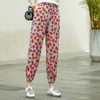New Summer Women's Harem Pants Print Elastic Waist Vintage Ankle-Length Trousers Lady Loose Casual Woman Pants Q0801