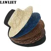 chapéus de palha de artesanato