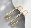 Veiligheidsspeld Europese vrouwen Hoop Hie Drop Delivery 2021 Oorbellen Sieraden Mode sieraden Verse zee Pearl Bead Earring White 5801395