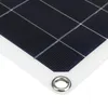 250W Portable Solar Panel Kit Dual DC USB Laddare Singel Crystal Semi-Flexibel Power W / 60A / 100A Controller - 60A