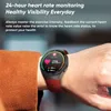 Gerçek Kan Basınç Akıllı İzle Erkekler Kadınlar Için Büyük Pil 128 MB Bellek 2.5D Kavisli Ekran 24 Spor Saati Özel Arama Spor Bilezik MT68 Smartwatch Android IOS