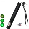 Pointeurs Gadgets Electronics 10000m 532Nm Pointeur de vue vert Powerf Focus réglable Lazer avec la tête de stylo laser Burni Qylhmx Drop 4538575