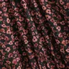 Vinatge Frau Rot Floral Stretchy Mini Kleid Frühling Mode Damen Gedruckt Rüschen es Weiblich Elegant Schlank 210515