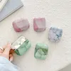 Luxe Coloful Universal Marble Geometry TPU Case voor Airpods 1 2 Volledige beschermende Cover Generation Shockproof Cases