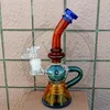 mini hookah glass bong oil rig water bongs colors male 14.5mm bubbler with glass bowl