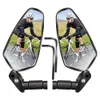 دراجة مرآة 360 ° تدوير المقود الرؤية الخلفية مناسبة للطريق جبل الأطفال الكبار الدراجة سيارة