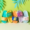 Chinelos de verão crianças para meninos meninas desenhos animados dinossauro indoor outdoor praia crianças bebê slides sapatos flip flops por atacado 210713