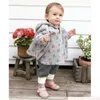 Bebê inverno meninas casaco bebês jaquetas com capuz vestido infantil-vestuário recém-nascido poncho outerwear bebê menina roupa roupa roupas 210413
