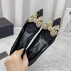 2022Dress Buty Kobiety Moda Kryształ Bow-Knot Chaussure Femme Najwyższej Jakości Jedwab Zapatos Mujer High Heels Wedding Party Bombas