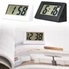 Desk & Table Clocks Mini LCD Digital Dashboard Electronic Clock Home Office Desktop Alarm Silent Students Gifts