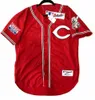 Uomo Donna bambini PETE ROSE RUSSELL ATHLETIC VINTAGE RED JERSEY Ricamo Nuove maglie da baseball